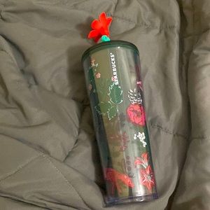 starbucks flower cup